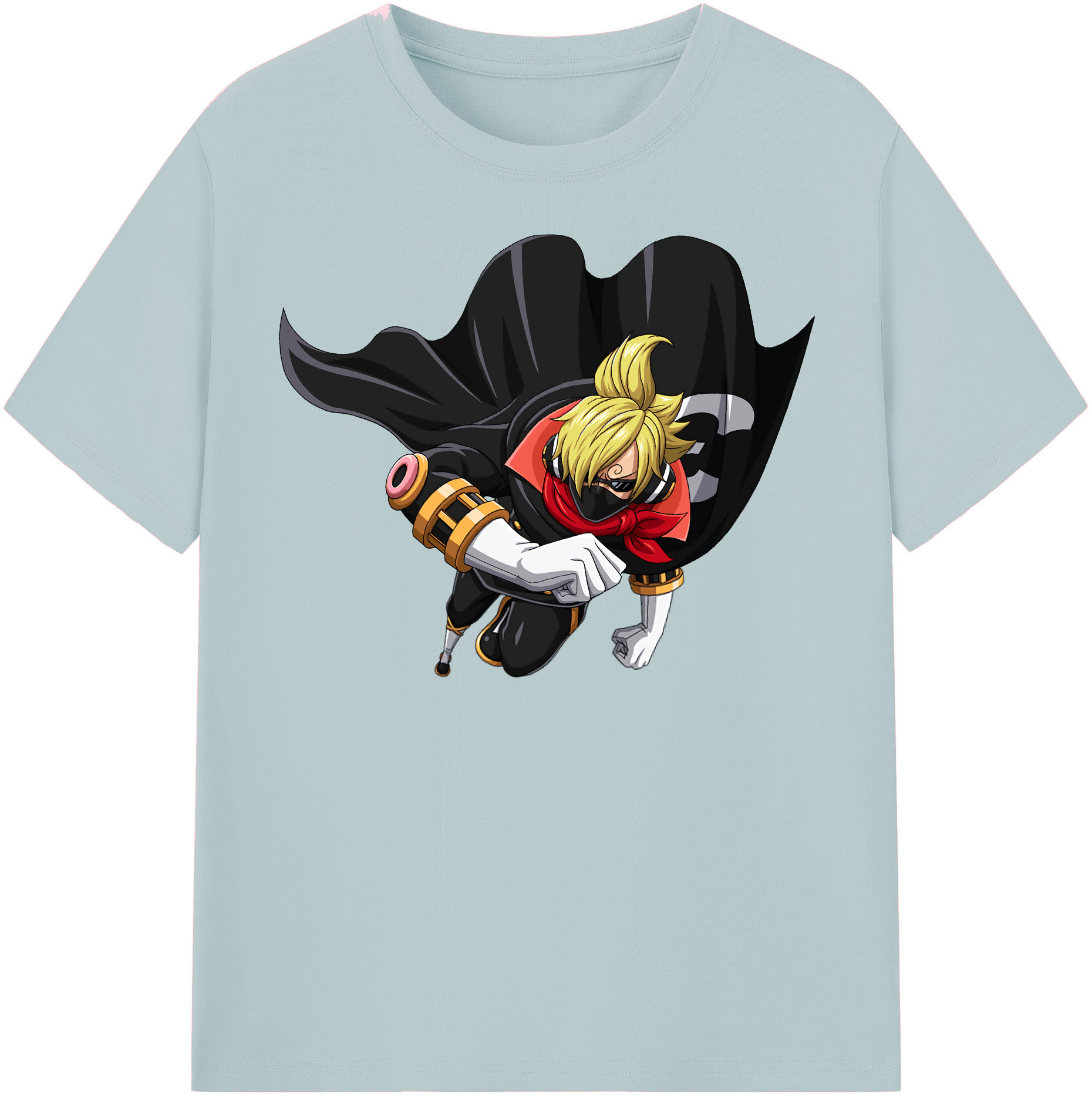 ワンピース サンジ ONE PIECE Sanji 綿100％半袖Tシャツ（フロントプリント）